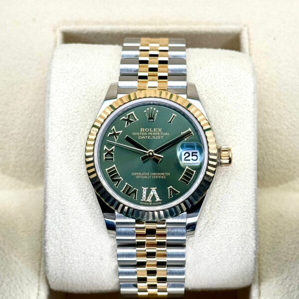 NEW 2023 Rolex Ladies Datejust 31mm 278273 Jubilee Green Dial